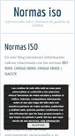 Mobile Screenshot of normasiso.net