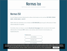 Tablet Screenshot of normasiso.net